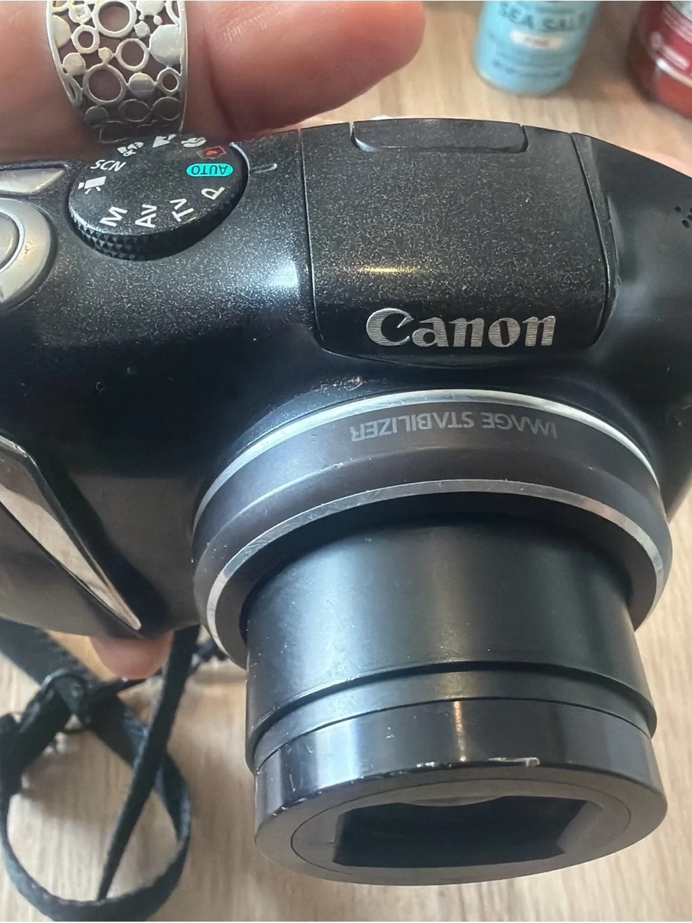 Canon SX130 IS Black Digital Compact Camera with Zoom Lens 12.1 megapixels